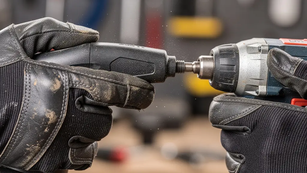 Comparaison visuelle entre outils thermiques et outils à batterie montrant la différence de vibrations